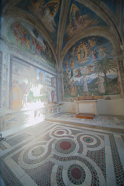 Al momento stai visualizzando La Cappella Bufalini di Pinturicchio (Pintoricchio)